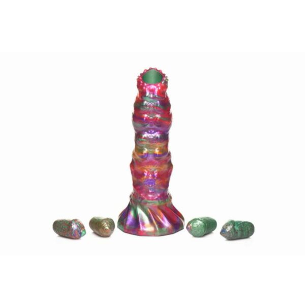 Dildo Ovipositor con 4 Huevos de Silicona - Imagen 3
