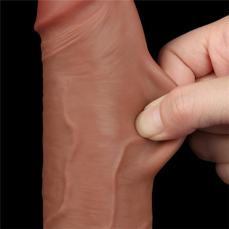 Dildo Sliding Skin 8.5 Marrón - Imagen 8