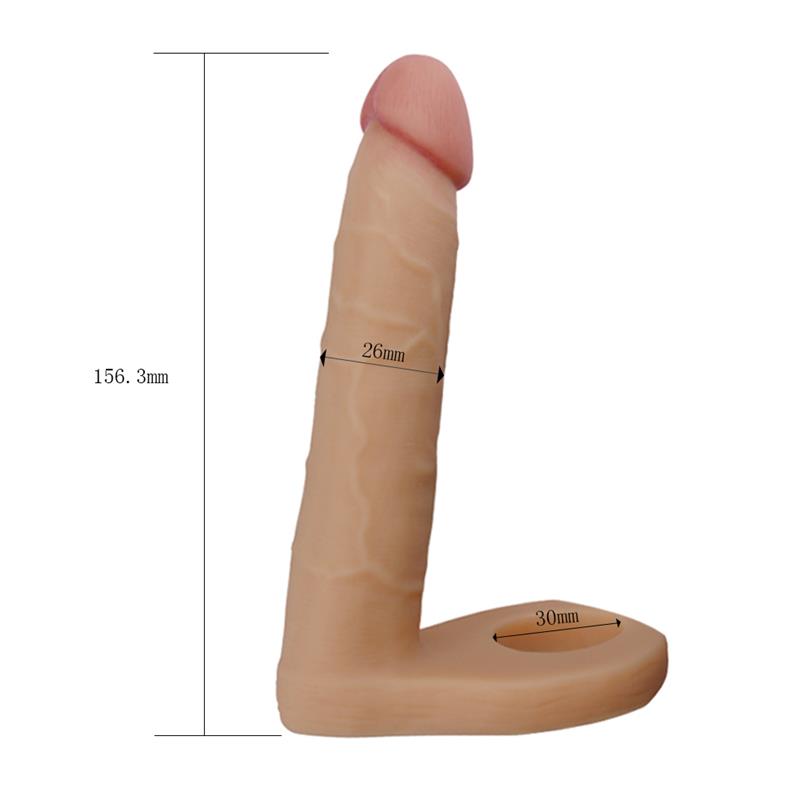 Dildo The Ultra Soft Double 6.25 Natural - Imagen 5
