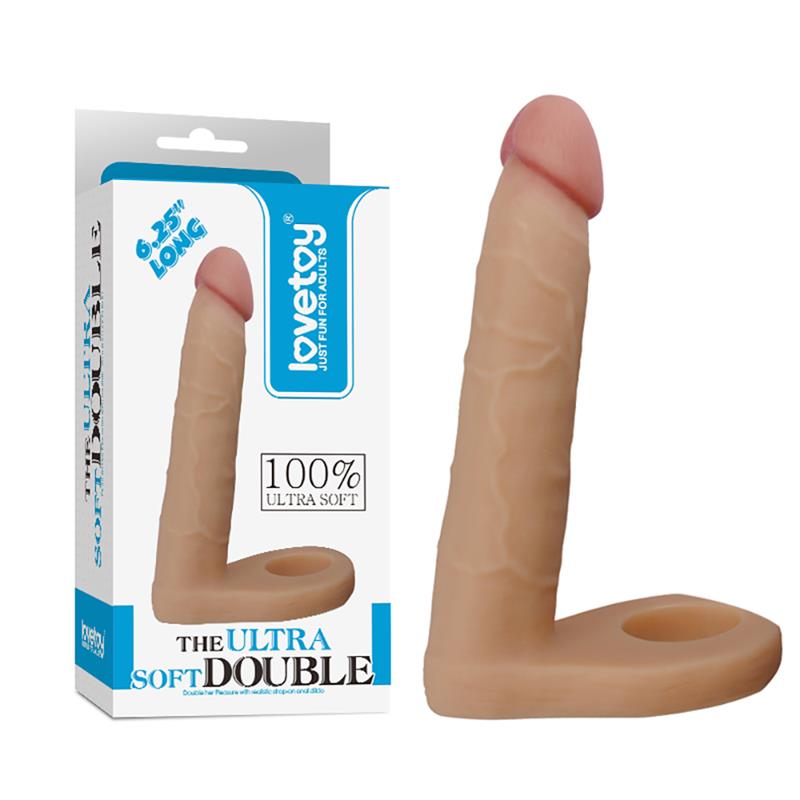 Dildo The Ultra Soft Double 6.25 Natural - Imagen 7