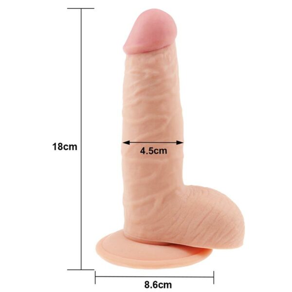 Dildo The Ultra Soft Dude 7.5 Natural - Imagen 5