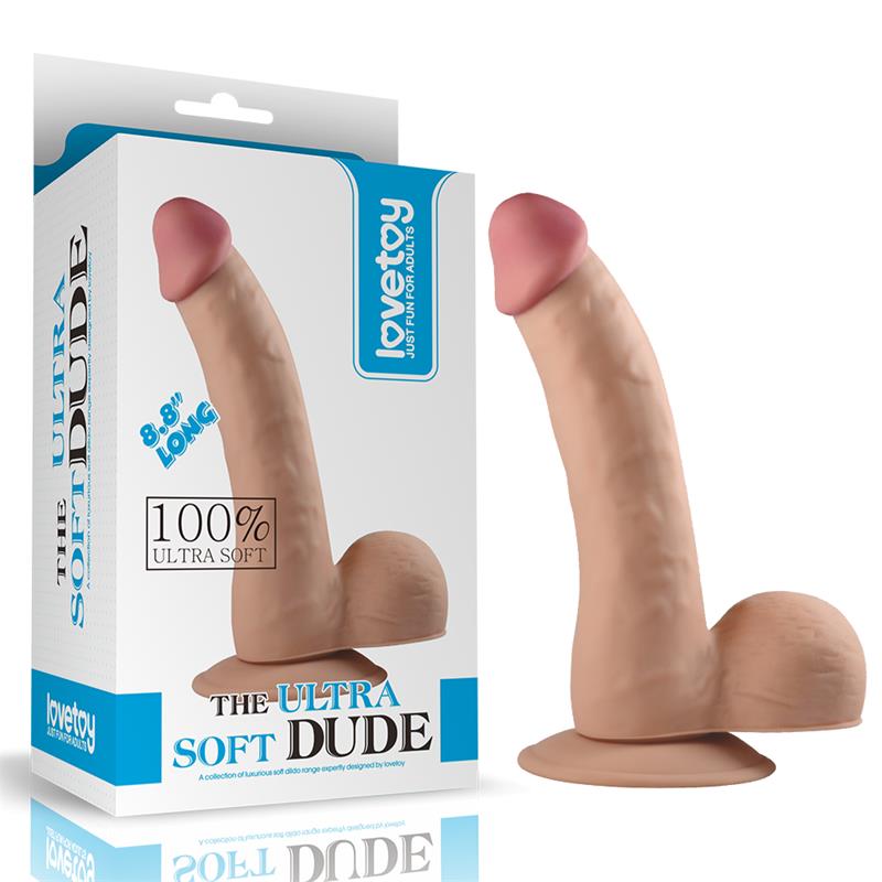 Dildo The Ultra Soft Dude 8.8 Natural - Imagen 6