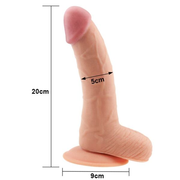 Dildo The Ultra Soft Dude 8.8 Natural - Imagen 5