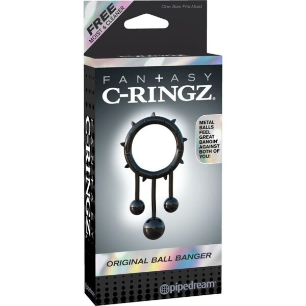 Fantasy C-Ringz Anillo Ball Banger Original Color Negro - Imagen 3