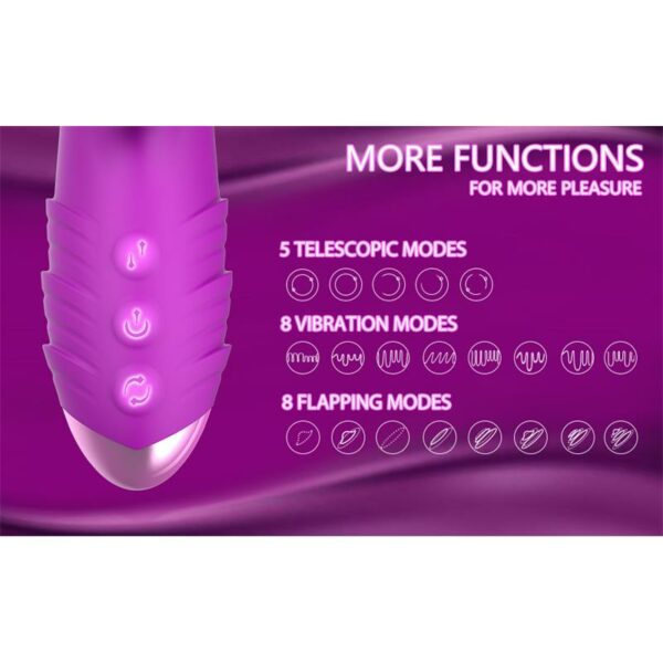 Fenyx Vibrador con Thrusting y Pulsación - Imagen 10