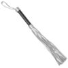 Flogger Cuero Sintético Plateado y Negro - Imagen 2