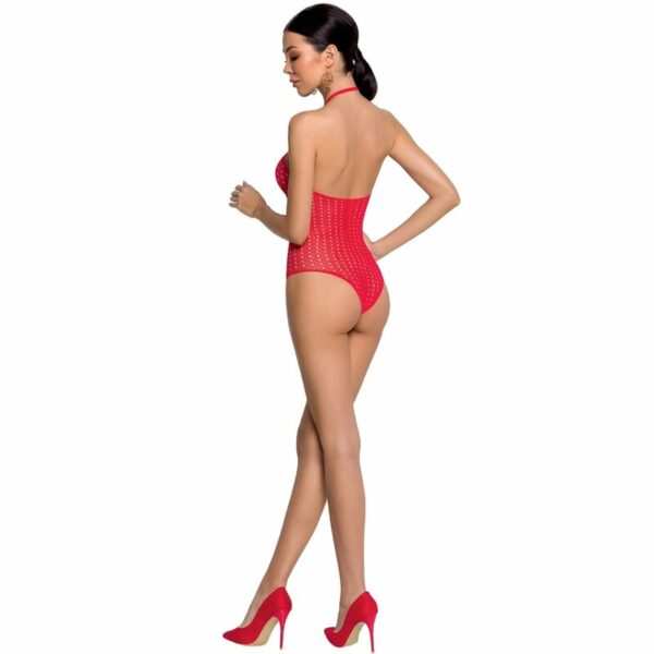 PASSION - WOMAN BS088 BODYSTOCKING ROJO TALLA UNICA - Imagen 2