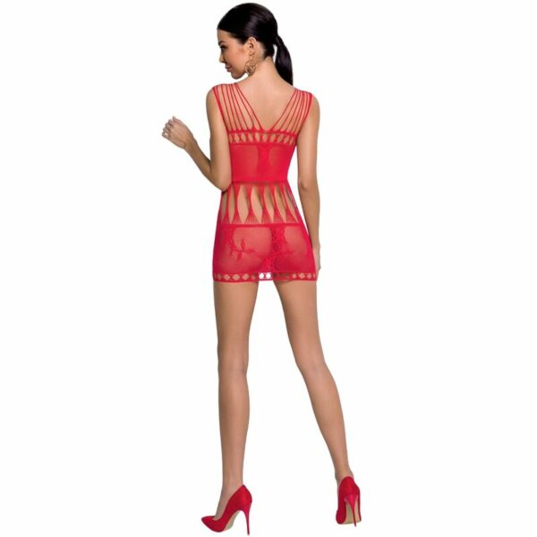 PASSION - WOMAN BS090 BODYSTOCKING ROJO TALLA UNICA - Imagen 2