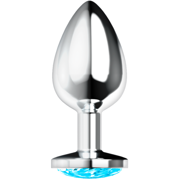 OHMAMA - PLUG ANAL CON CRISTAL AZUL S - Imagen 2