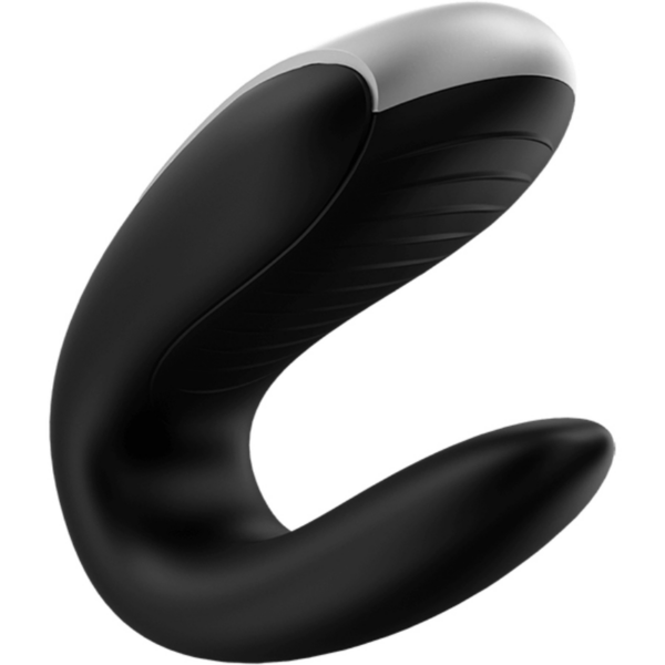 SATISFYER - DOUBLE FUN PARTNER VIBRADOR NEGRO - Imagen 5