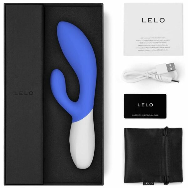 LELO - INA WAVE 2 VBRADOR LUJO MOVIMIENTO ESPECIAL AZUL - Imagen 3