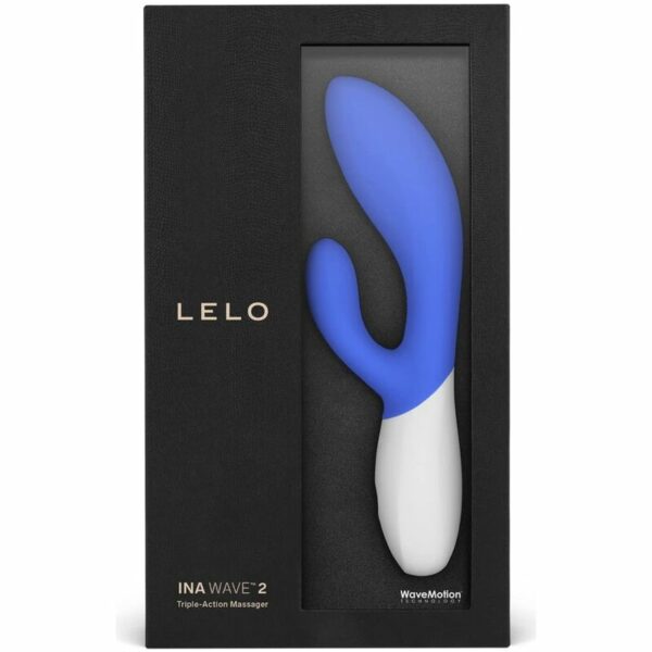 LELO - INA WAVE 2 VBRADOR LUJO MOVIMIENTO ESPECIAL AZUL - Imagen 4