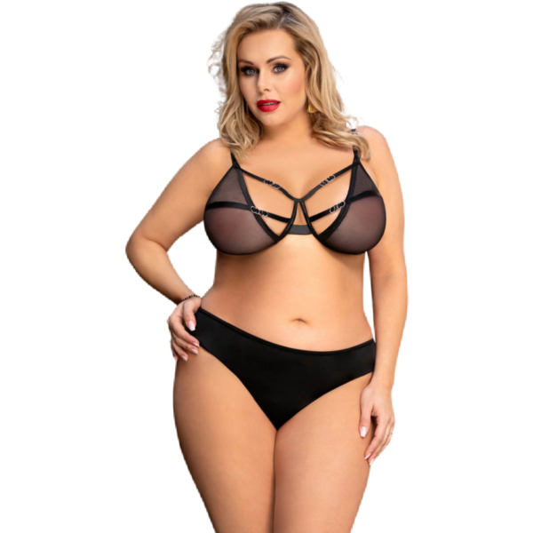 QUEEN LINGERIE - SET DOS PIEZAS PLUS SIZE - Imagen 3