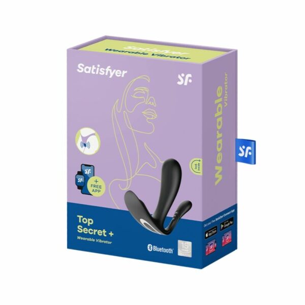 SATISFYER - TOP SECRET + VIBRADOR NEGRO - Imagen 3