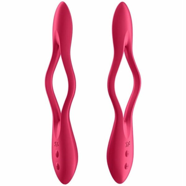 SATISFYER - ELASTIC JOY MULTI VIBRADOR ROJO - Imagen 2