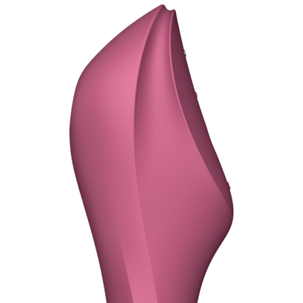 SATISFYER - CURVY TRINITY 3 ESTIMULADOR Y VIBRADOR ROJO - Imagen 2