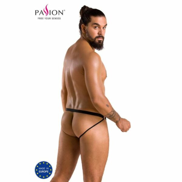 PASSION - 034 SLIP OPEN LUKE NEGRO L/XL - Imagen 2