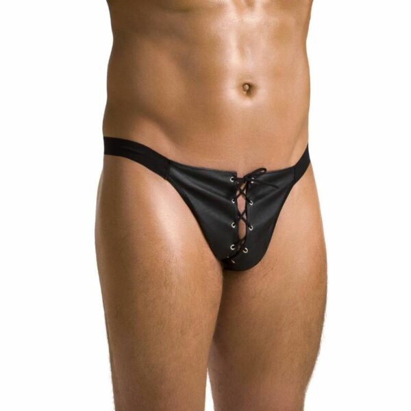 PASSION - 044 SLIP OPEN BEN NEGRO S/M - Imagen 3