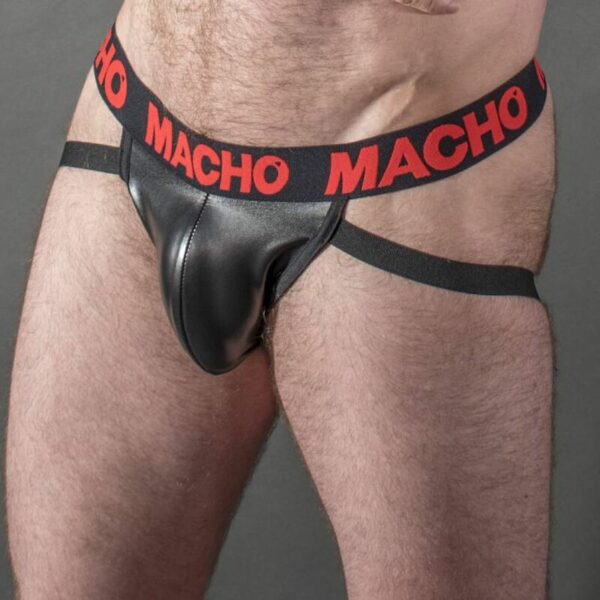 MACHO - MX25RC JOCK CUERO ROJO S - Imagen 2