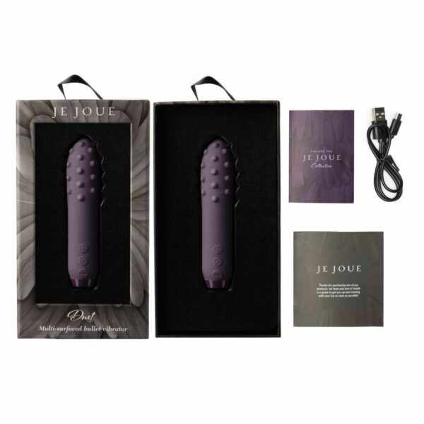 JE JOUE - DUET BALA VIBRADORA MORADO - Imagen 6