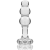 NEBULA SERIES BY IBIZA - MODELO 1 PLUG CRISTAL BOROSILICATO TRANSPARENTE 10.5 CM -O- 3 CM - Imagen 4