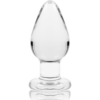NEBULA SERIES BY IBIZA - MODELO 3 PLUG CRISTAL BOROSILICATO TRANSPARENTE 11 CM -O- 5 CM - Imagen 3