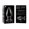 NEBULA SERIES BY IBIZA - MODELO 3 PLUG CRISTAL BOROSILICATO TRANSPARENTE 11 CM -O- 5 CM - Imagen 5