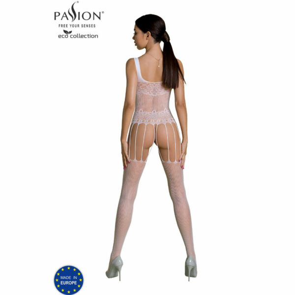 PASSION - ECO COLLECTION BODYSTOCKING ECO BS001 BLANCO - Imagen 2