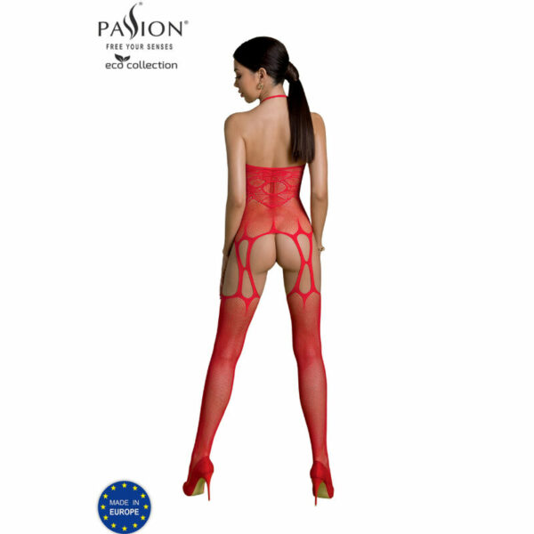 PASSION - ECO COLLECTION BODYSTOCKING ECO BS002 ROJO - Imagen 2