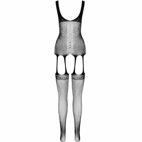 PASSION - ECO COLLECTION BODYSTOCKING ECO BS007 BLANCO - Imagen 4