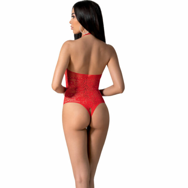 PASSION - BS094 BODYSTOCKING ROJO TALLA UNICA - Imagen 2