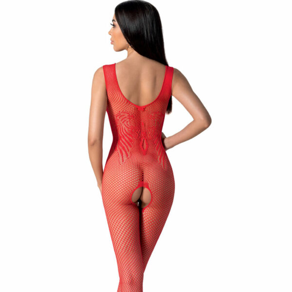 PASSION - BS098 BODYSTOCKING ROJO TALLA UNICA - Imagen 2