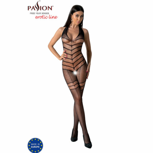 PASSION - BS100 BODYSTOCKING NEGRO TALLA UNICA - Imagen 3