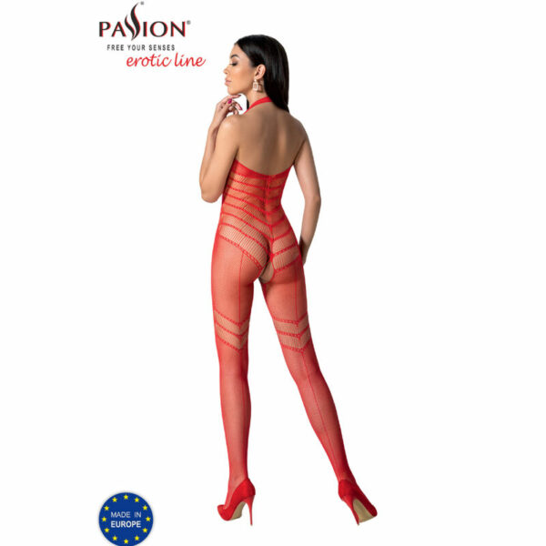 PASSION - BS100 BODYSTOCKING ROJO TALLA UNICA - Imagen 4