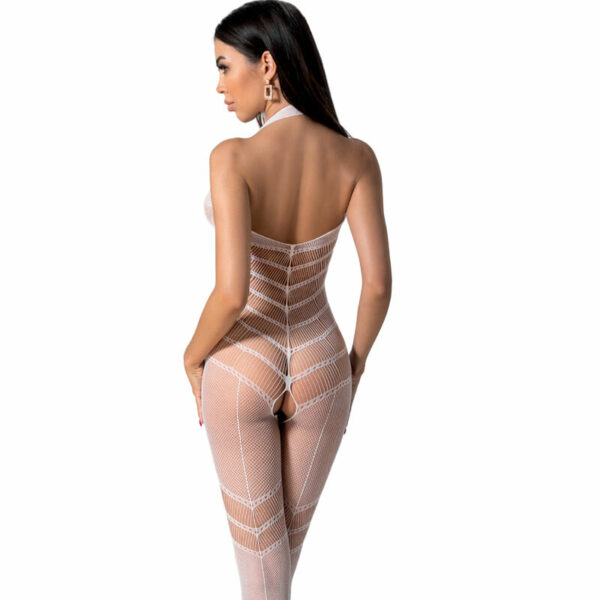 PASSION - BS100 BODYSTOCKING BLANCO TALLA UNICA - Imagen 2