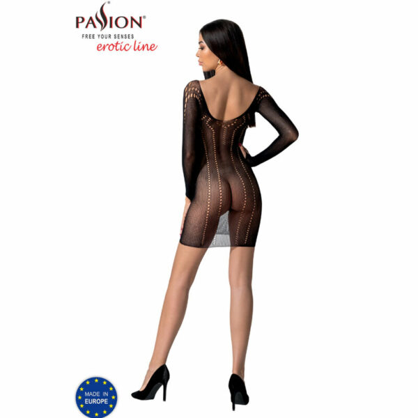 PASSION - BS101 BODYSTOCKING NEGRO TALLA UNICA - Imagen 4