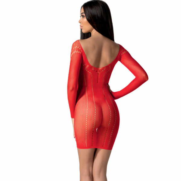 PASSION - BS101 BODYSTOCKING ROJO TALLA UNICA - Imagen 2