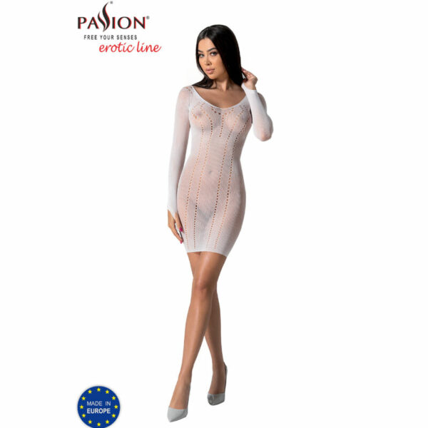 PASSION - BS101 BODYSTOCKING BLANCO TALLA UNICA - Imagen 3