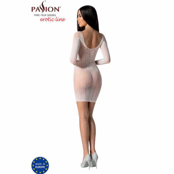 PASSION - BS101 BODYSTOCKING BLANCO TALLA UNICA - Imagen 4