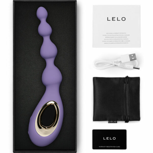 LELO - SORAYA BEADS MASAJEADOR ANAL VIOLETA - Imagen 3