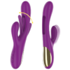 INTENSE - APOLO VIBRADOR MULTIFUNCIÓN RECARGABLE 7 VIBRACIONES CON LENGUA OSCILANTE MORADO - Imagen 3