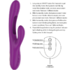 INTENSE - APOLO VIBRADOR MULTIFUNCIÓN RECARGABLE 7 VIBRACIONES CON LENGUA OSCILANTE MORADO - Imagen 6