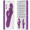 INTENSE - APOLO VIBRADOR MULTIFUNCIÓN RECARGABLE 7 VIBRACIONES CON LENGUA OSCILANTE MORADO - Imagen 8