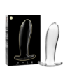 NEBULA SERIES BY IBIZA - MODELO 5 PLUG CRISTAL BOROSILICATO TRANSPARENTE 12.5 CM -O- 3.5 CM - Imagen 3