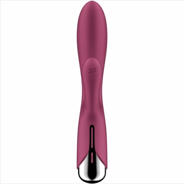 SATISFYER - SPINNING RABBIT 1 ESTIMULACION CLITORIS Y PUNTO G ROJO - Imagen 2