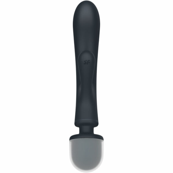 SATISFYER - TRIPLE LOVER MASAJEADOR VIBRADOR RABBIT GRIS - Imagen 4