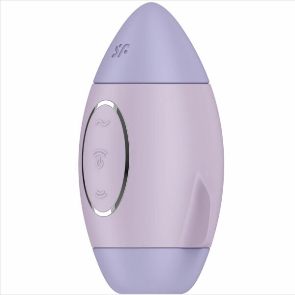 SATISFYER - MISSION CONTROL LILA VIBRADOR PEQUEÑO DE DOBLE IMPULSO - Imagen 2