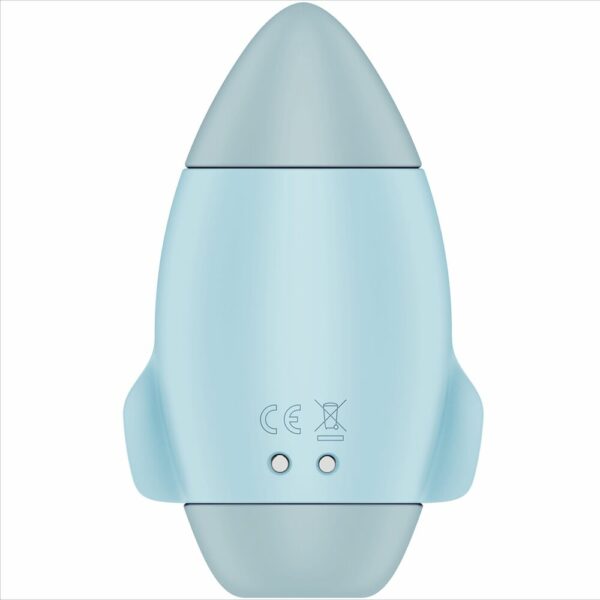 SATISFYER - MISSION CONTROL AZUL VIBRADOR PEQUEÑO DE DOBLE IMPULSO - Imagen 4