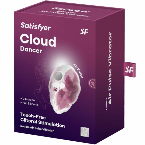 SATISFYER - CLOUD DANCER ROJO VIBRADOR AIR PULSE - Imagen 7