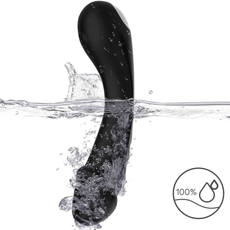 ARMONY - DILDO VIBRADOR PUNTO G SILICONA NEGRO - Imagen 4